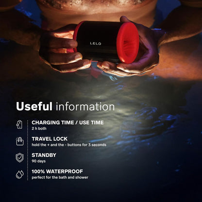 LELO F2S อุปกรณ์ฝึกความทนทานและกระตุ้น 14 รูปแบบ พร้อมแอปและโหมด AI อุปกรณ์ช่วยสำเร็จความใคร่สำหรับผู้ชาย อุปกรณ์สำหรับผู้ชาย ช่วยตัวเองแบบไม่ต้องใช้มือ ปั๊มเพิ่มขนาดเครื่องนวดสั่นของเล่นสำหรับผู้ใหญ่ สีแดง