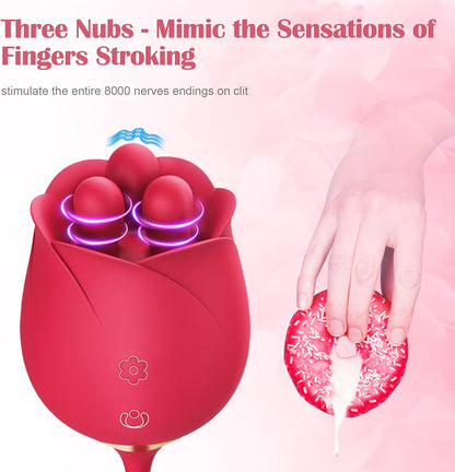 Sex Toys Rose Dildo Vibrator - Rose Sex Toy Thrusting Dildos. Fondling Vibrators Adult Toys. Female Vibrator Clitoris Stimulator. Couples Sexual Pleasure Stimulation Device. Consoladores Vibradores