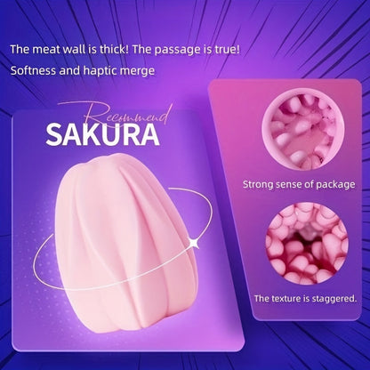 อุปกรณ์ช่วยสำเร็จความใคร่ชาย คอลเลกชัน Cherry Blossom มาพร้อมกล่องเก็บอย่างดี พกพาง่ายเมื่อออกไปข้างนอก ทำความสะอาดง่าย สามารถใช้ซ้ำได้ ภายในเป็นผิวสัมผัส 3 มิติสมจริง นุ่มพิเศษและยืดหยุ่นได้ดี ของเล่นสำหรับผู้ชาย