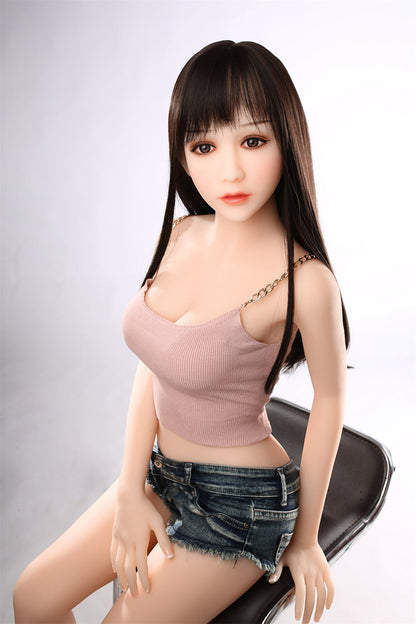 หุ่นยางเสมือนจริงของไทย - แพทตี้ / 157ซม. หัว TPE หน้าอกขนาดกลางแบบเอเชีย [thdoll-1019]