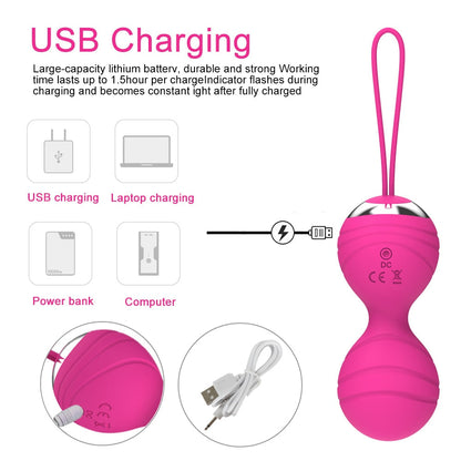 APP Remote Control Drawstring Vibrating Egg Striped Vibration Shrinking Ball Masturbation Massager Vibrator Sex Toys for Women