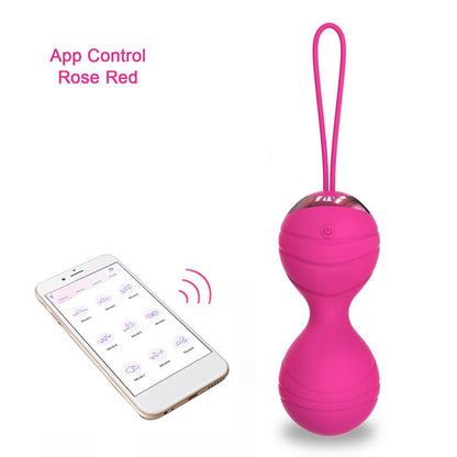 APP Remote Control Drawstring Vibrating Egg Striped Vibration Shrinking Ball Masturbation Massager Vibrator Sex Toys for Women
