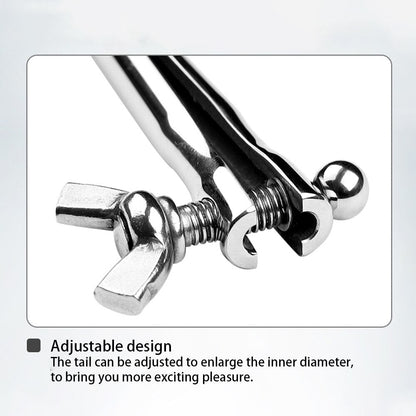 Adjustable Metal Urethral Dilators Urethral Catheter Penis Plug SM Adults Game Toy Penis Stimulator Masturbator Sex Toys For Men