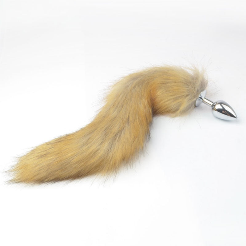 Adult Anal Sex Products Butt Plug Anal Anal Toys for Woman Stainless Steel Toys Shop Exotic Accessories Butt Plug Tail Fox