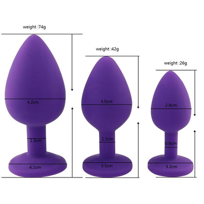 Adult Game Silicone Anal Plug Jewelry Dildo Vibrator Sex Toys for Woman Prostate Massager Bullet Vibrador Butt Plug For Men Gay