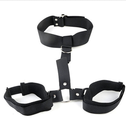 Adult Games Slave Sex Toys for Woman BDSM Bondage Restraints Adjustable Handcuffs Ankle Nylon Straps Fetish Couples Sex Products