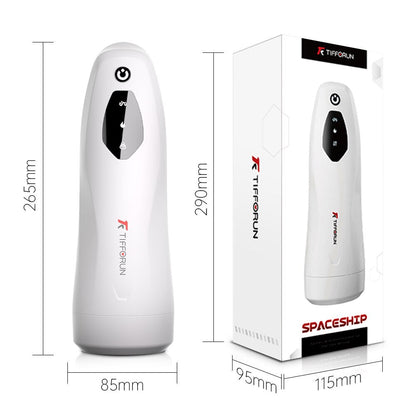 Aeclove เครื่องสั่นอัตโนมัติสำหรับช่วยตัวเองชาย อุปกรณ์ช่วยสำเร็จความใคร่แบบดูด ขยายช่องคลอดเทียมเหมือนจริง อุปกรณ์ช่วยสำเร็จความใคร่อุ่น