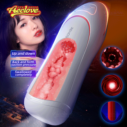 Aeclove อัตโนมัติ Vibrators Masturbation ชายถ้วย Homme Masturbator ดูดพ็อกเก็ตหี TPE ที่สมจริงช่องคลอดเพศของเล่นสำหรับผู้ชาย