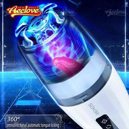 Aeclove อัตโนมัติ Vibrators สำหรับชาย Masturbation พ็อกเก็ตช่องคลอดของเล่นสำหรับชายเกย์ที่มีประสิทธิภาพญี่ปุ่นดูดลิ้น Masturbator