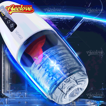 Aeclove อัตโนมัติ Vibrators สำหรับชาย Masturbation พ็อกเก็ตช่องคลอดของเล่นสำหรับชายเกย์ที่มีประสิทธิภาพญี่ปุ่นดูดลิ้น Masturbator