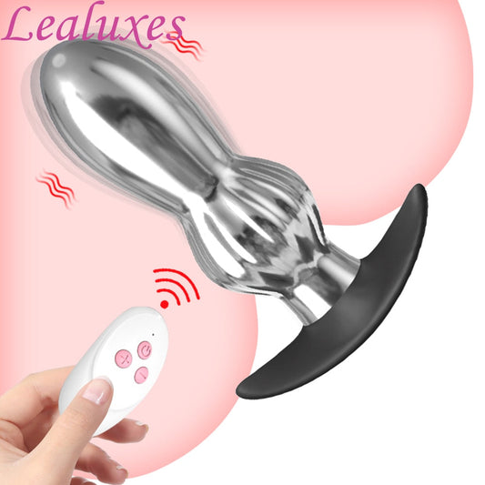 Anal Butt Plug Prostate Massager รีโมทคอนโทรลไร้สายสวมใส่ Vibrating Anal Plug เซ็กซ์ทอยสำหรับผู้หญิงผู้ชายเกย์