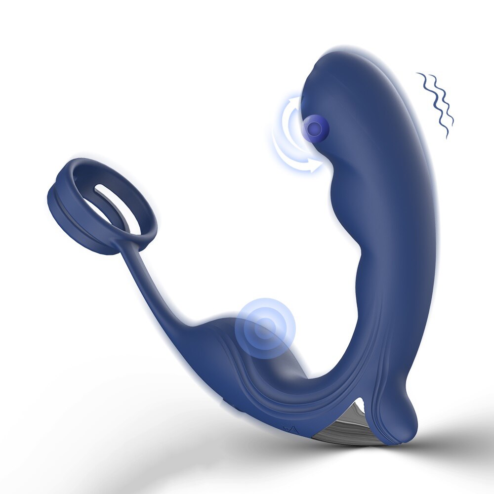 นวดต่อมลูกหมาก, Anal Plug Vibrator, ของเล่นทางเพศสำหรับผู้ชาย, รีโมท Butt Plug, ชะลอการหลั่ง, แหวนรัดองคชาต, ผู้ช่วยสำเร็จความใคร่ชาย, ของเล่นทางเพศสำหรับผู้ใหญ่