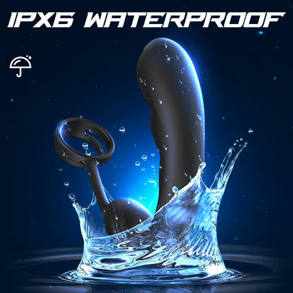 นวดต่อมลูกหมาก, Anal Plug Vibrator, ของเล่นทางเพศสำหรับผู้ชาย, รีโมท Butt Plug, ชะลอการหลั่ง, แหวนรัดองคชาต, ผู้ช่วยสำเร็จความใคร่ชาย, ของเล่นทางเพศสำหรับผู้ใหญ่