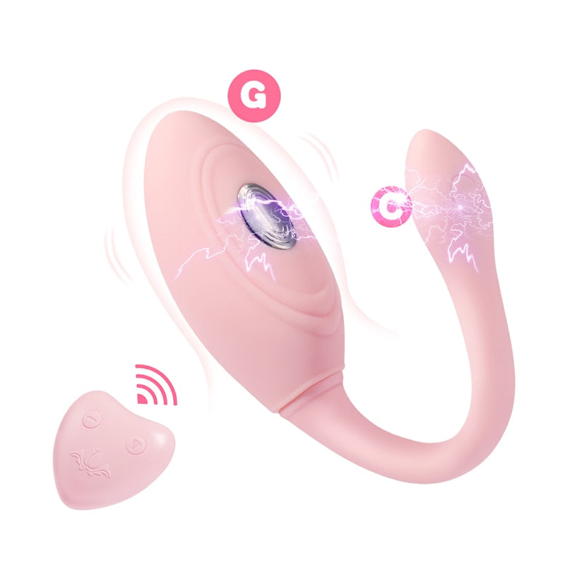 ไข่สั่นไข่สั่นสำหรับกระโดดไข่ไร้สายรีโมทคอนโทรลไฟฟ้าช็อต Anal Clitoris กระตุ้นผลิตภัณฑ์สำหรับผู้ใหญ่เซ็กซ์ทอย