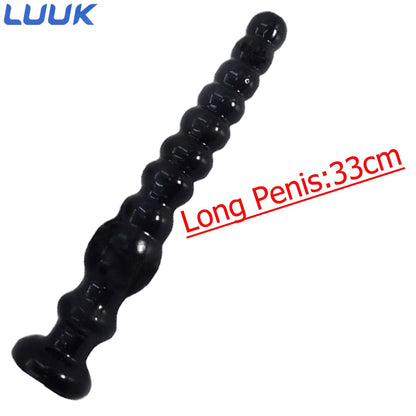 Anus Backyard Beads Anal Balls Long Anal Plug with Suction Cup Prostata Massage Butt Plug Sex Toys for Women Men Adults Products