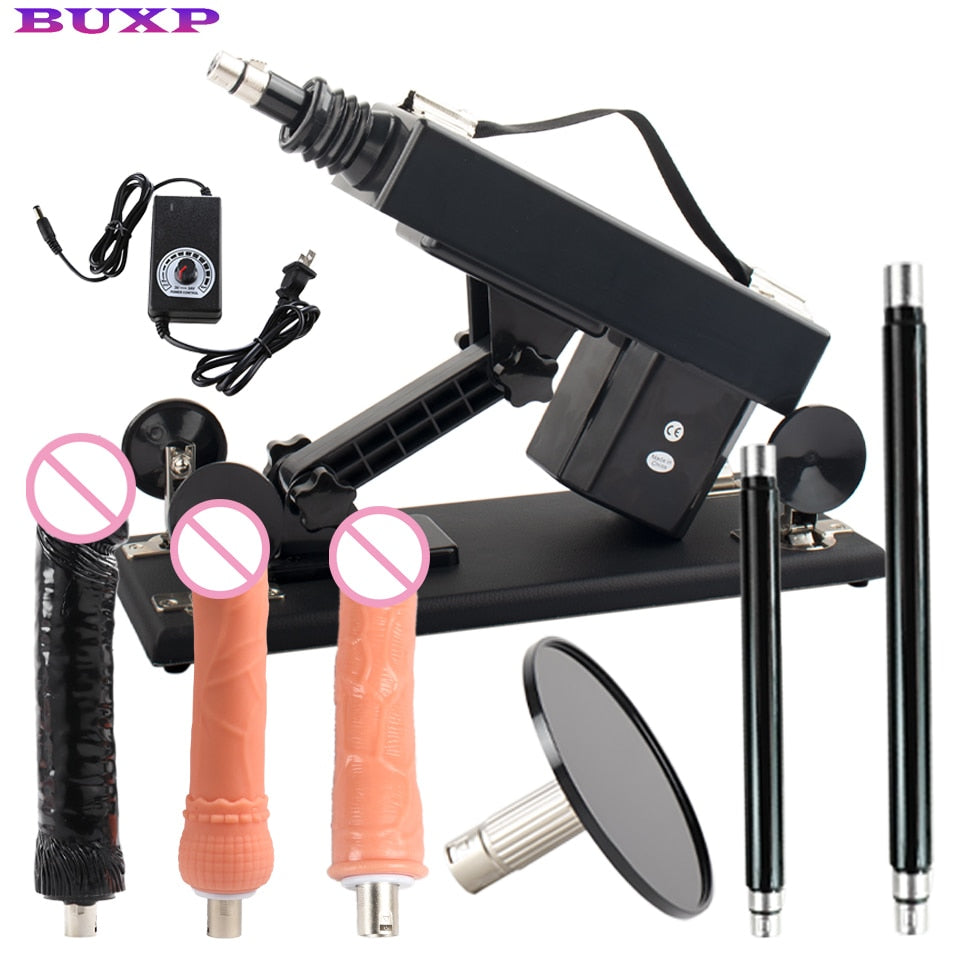 BUXP 3XLR เครื่องปืนอัตโนมัติ Masturbation Quiet Love เครื่อง Stronger Vibrator สำหรับสตรีและผู้ชายปลอดภัย Confidential Packe