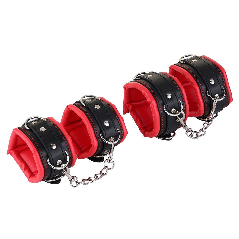 Bdsm Bondage Removable Stainless Steel Spreader Bar Sex Slave Hand Cuffs Ankle Cuff Open Leg Restraint SM Cosplay Couple Sex Toy