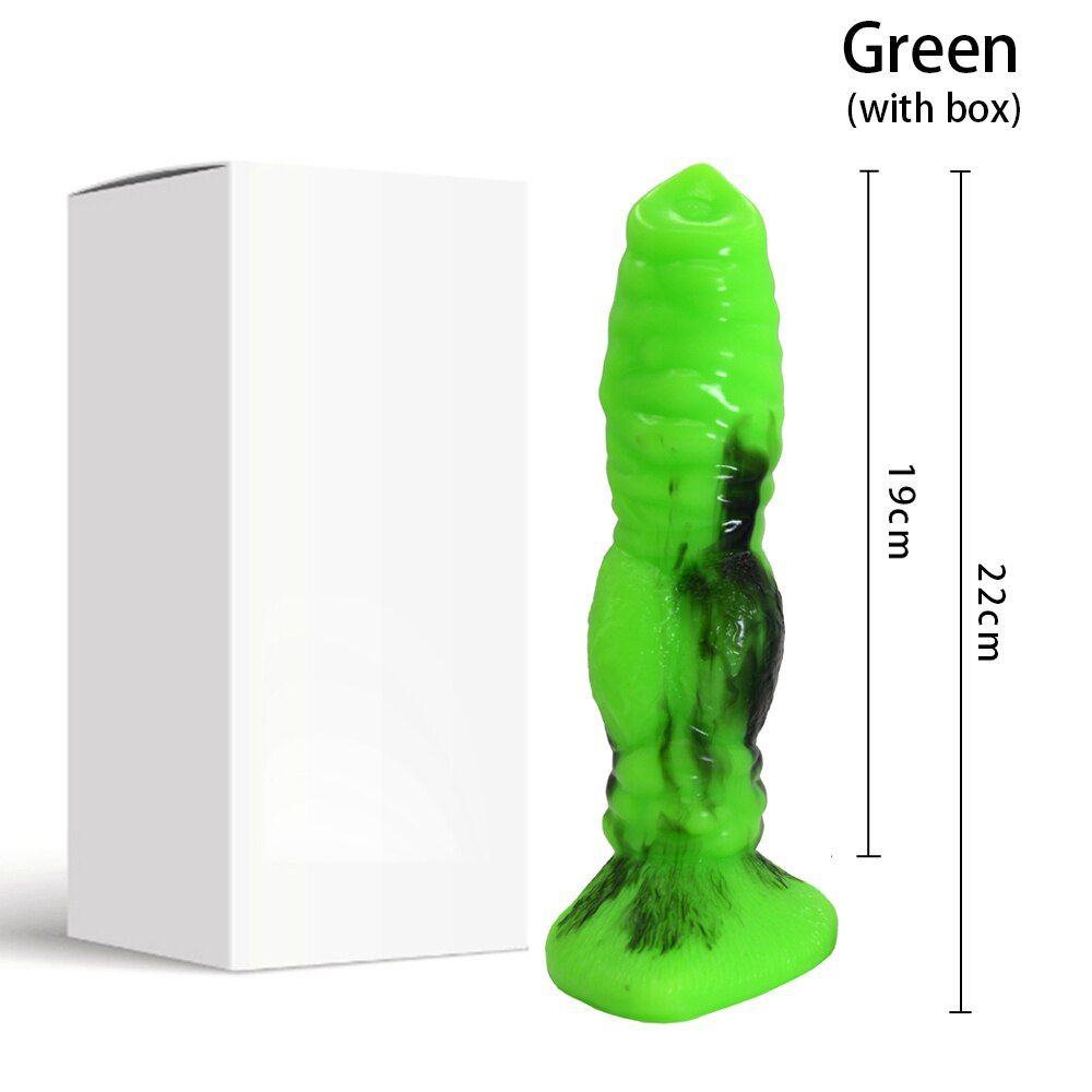 Big Silicone Animal Wolf Dildo Animal Penis G-spot Stimulation Sex Toys for Man Women Lesbian Gay Sex Shop Erotic Adults Product