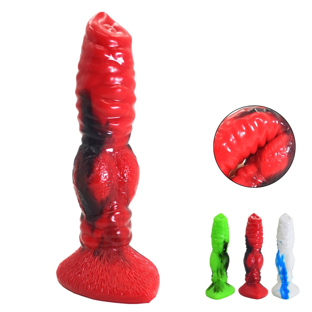 Big Silicone Animal Wolf Dildo Animal Penis G-spot Stimulation Sex Toys for Man Women Lesbian Gay Sex Shop Erotic Adults Product