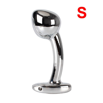 อุปกรณ์ขยายช่องคลอด/ทวารหนัก ปลั๊กทวารหนักรูปโค้ง อุปกรณ์นวดต่อมลูกหมาก ผลิตภัณฑ์สำหรับผู้ใหญ่ โลหะผสมอะลูมิเนียม อุปกรณ์ช่วยสำเร็จความใคร่สำหรับผู้หญิงและผู้ชาย