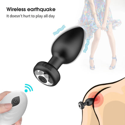 Butt Plug Anal Plug Vibrators Unisex Sex Stopper Wireless Anal Vibrator for Men Women Anal Trainer Sex Toys for Adults 18 Couple