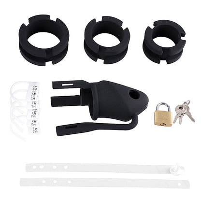 CHASTE BIRD 3D Printed Minus/Plus Cage Male Chastity Device Double-Arc Cuff Penis Ring Cock Belt Erotic Sex Toys for Men