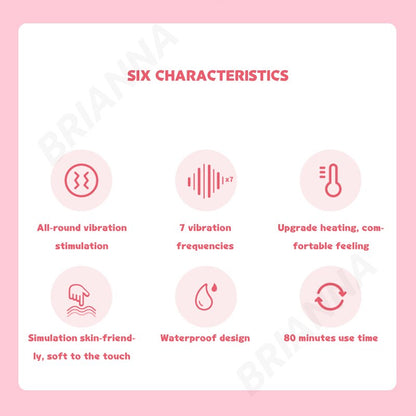 Cat Paw Vibrator การ์ตูนซิลิโคนนุ่มน่ารัก Cat Paw กระตุ้น Clitoral Vibrators ความร้อน Charge สำหรับสตรีนวด