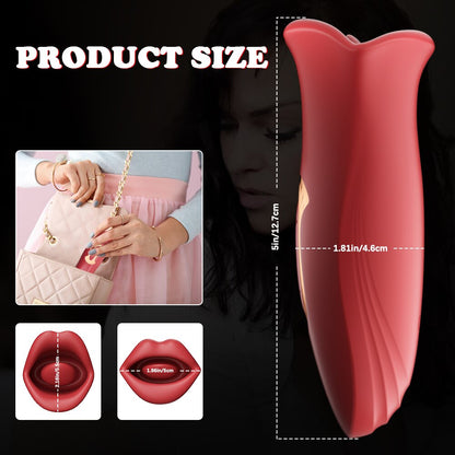 Clit ลิ้นเลีย Vibrator หญิงเซ็กซ์ทอยสำหรับผู้หญิงปากกัด Oral Clitoris Stimulator ดูดหัวนมการสำเร็จความใคร่อุปกรณ์ช่วยตัวเองสำหรับผู้หญิง