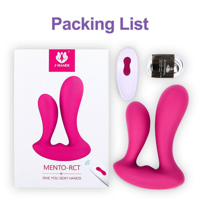 รีโมทคอนโทรลสั่นสะเทือนเซ็กซ์ทอยสำหรับผู้หญิงสวมใส่ช่องคลอด Clitoris Stimulator Vibrator G-Spot Massager ผู้ใหญ่ Masturbator
