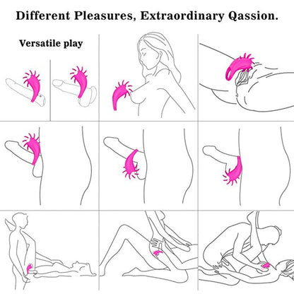 Penis Ring Cock Vibrator สำหรับคู่รัก ผู้หญิงเลีย ช่องคลอดสั่น Clit Stimulator G Spot Orgasm ล็อคชาย Cockring สำหรับผู้ชาย ของเล่น
