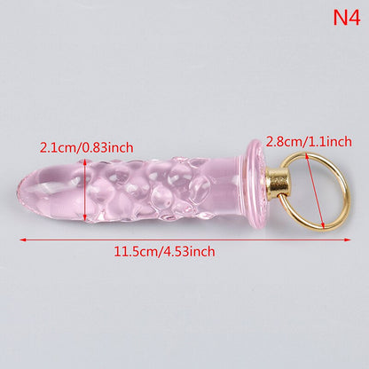 Crystal Glass Butt Plug Anal Sex Toys Anal Plug Glass Dildo Prostata Massager Anal Beads Butt Plug Sex Toys Women Men Gay
