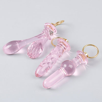 Crystal Glass Butt Plug Anal Sex Toys Anal Plug Glass Dildo Prostata Massager Anal Beads Butt Plug Sex Toys Women Men Gay