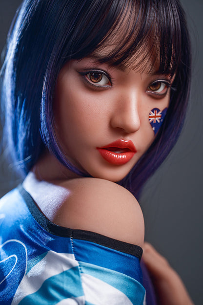 Thailand Stock - Marlene 152cm Blowjob Silicone Head TPE Body C-cup Medium Breast Horny Adult Sex Dolls NO.1112