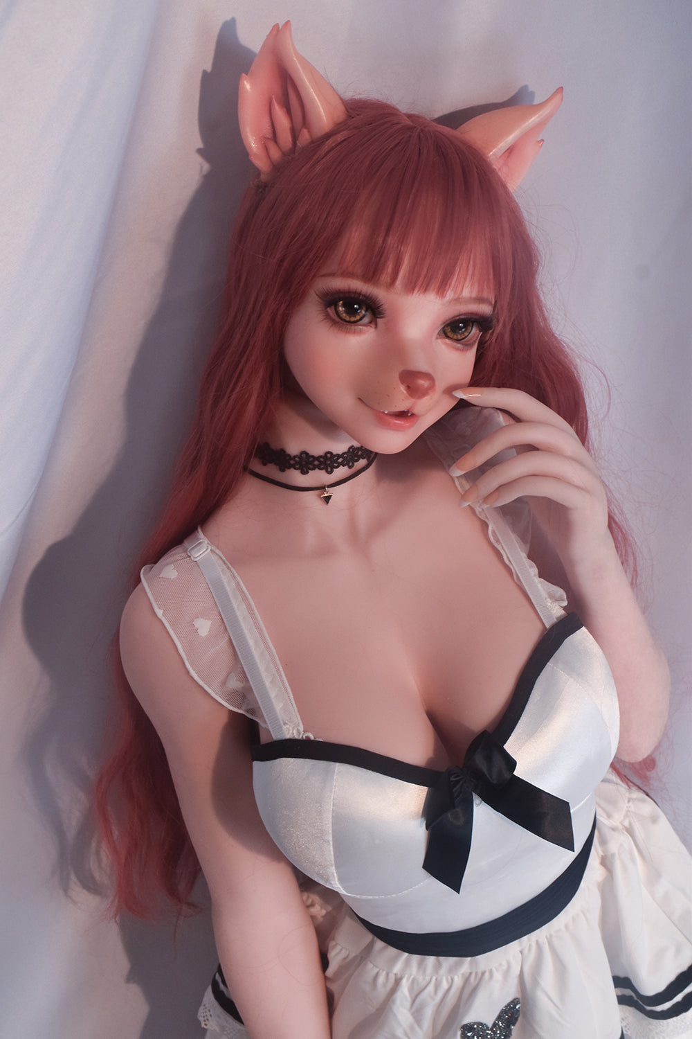 Neko ตุ๊กตายางแมวซิลิโคนทั้งตัวสำหรับผู้ใหญ่ขนาด 150 ซม. รุ่น Hentai หน้าอกเล็ก NO.1116