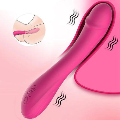 Dildo Vibrator สำหรับผู้หญิง Clit Stimulator ซิลิโคน G Spot ช่องคลอด Anal Vibrator หญิง Masturbator ผู้ใหญ่เซ็กซ์ทอยสำหรับผู้หญิง