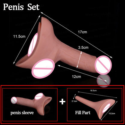 ใหม่หญิงยืนปัสสาวะสวมใส่ซิลิโคน Dildo กางเกงอวัยวะเพศชายแขนผู้ใหญ่เซ็กซ์ทอยสำหรับ Man ผู้หญิงเลสเบี้ยน