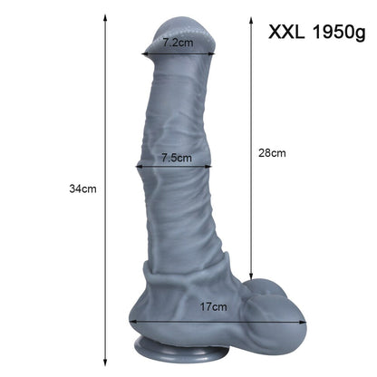 Dildo ม้าซิลิโคนยักษ์. สัตว์สมจริง. อวัยวะเพศชาย. การขยายทวารหนัก. ที่เสียบตูด. เซ็กซ์ทอย. ชายและหญิง masturbaters. ช่องคลอด18