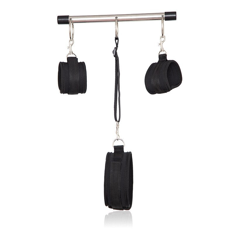 Dual Iron Handcuffs Footcuffs Binding Articles Alternative Neck Binding Toys Sex Products  Sex Toys for Man  Toys Sex Position