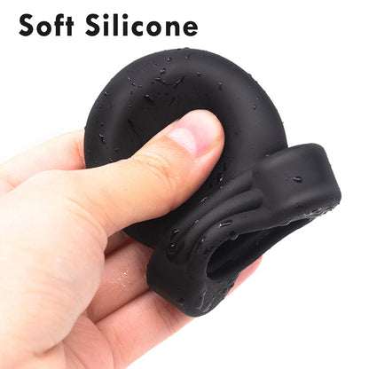 Electric Shock Glans Trainer SM Male Masturbator Scrotum Bondage Massage Chasity Cage Wireless Remote Control Sex Toys BDSM