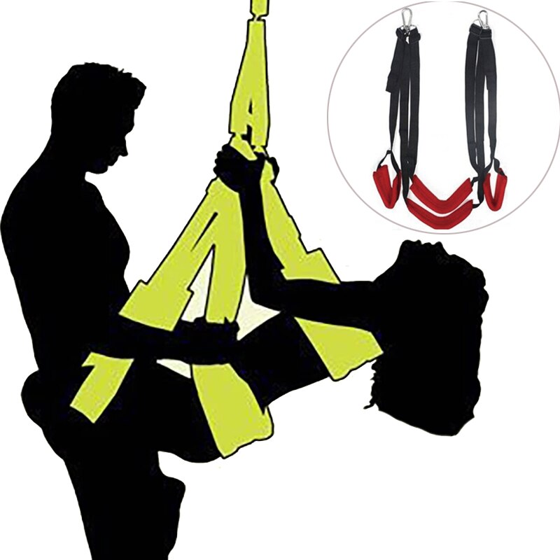 Erotic Adult Sex Toys for Woman Couples Sex Swing BDSM Bondage Handcuffs Ankle Cuffs Under Bed Restraint Slave Fetish Games