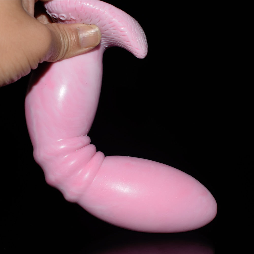 FAAK Large Pink Butt Plug with Sucker Silicone Bullet Anal Sex Toys for Woman Man Anus Massage Beads Dildos Vagina Stimulate