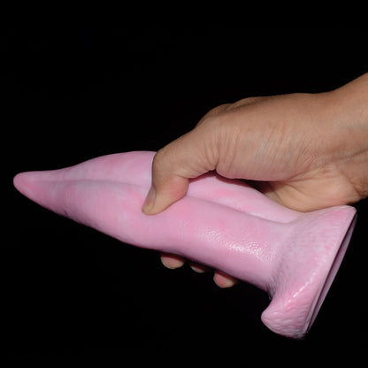 FAAK New Anal Sex Toys Dragon Tongue Tease Flirt Foreplay Clitoris Vagina Stimulate Silicone Sucker Dildo for Women Sex Shop
