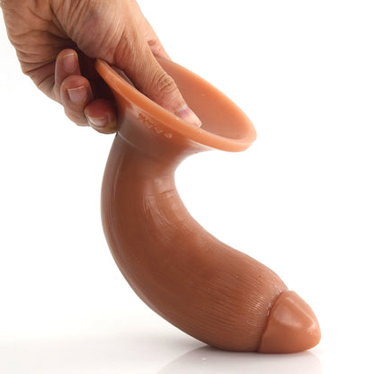 FAAK New Doubel Layer Silicone Butt Plug Soft Sucker Anal Dildo Male Masturbator Sex Toys Shop for Women Anus Vagina Stimulate
