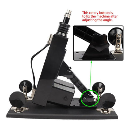Sex Machine With 3XLR Suction Cup For Women Automatic Vibrator Adult Sex Toys Pumping Gun Love Machine Male Masturbator