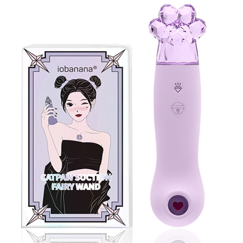 เครื่องดูดหัวหน่าว Fairy Clitoris Sucker เครื่องประดับหินคริสตัลประดิษฐ์ เครื่องสั่นดูดหัวหน่าว เครื่องกระตุ้นหัวหน่าว เครื่องดูดหัวนมสำหรับสตรี