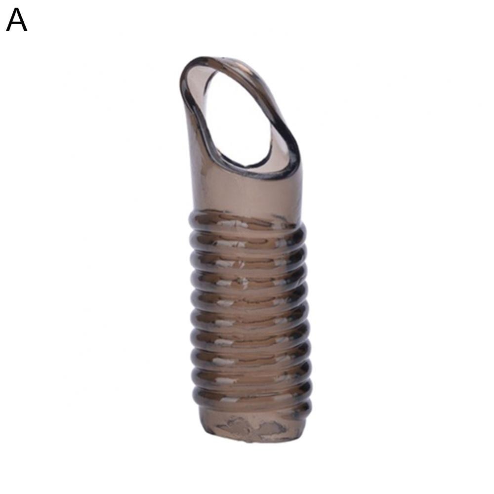 Flexible Penis Extender Sleeve Condoms Thread Penis Sleeve Extension Scrotum Ring Sex Toys Delay Ejaculation Cock Ring Sex Toy