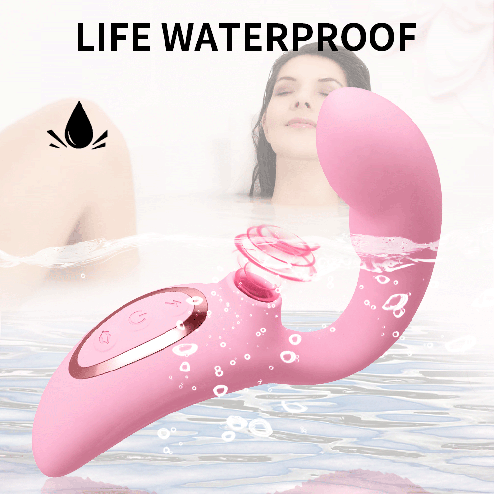 G Spot clitoral sucking vibrator dildo เครื่องกระตุ้นจุด G และคลิตอริสแบบดูดสั่น พร้อมเครื่องนวดทวารหนัก 5 + 10 โหมด ของเล่นทางเพศสำหรับผู้ใหญ่สำหรับผู้หญิงและคู่รัก