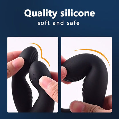 Gelugee Anal Plug Vibrator Prostate Massager ซิลิโคนเพศของเล่นสำหรับผู้ชาย Butt ปลั๊กรีโมทไร้สาย10โหมดเกย์เซ็กซี่ผลิตภัณฑ์