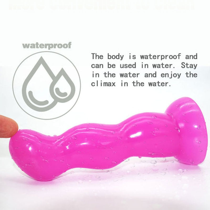 The Female Anal Plug Functional Masturbation Suction Cup Sex Toy for Men Insert Vagina Anal Product Interest Dildo Hot Sale 2021