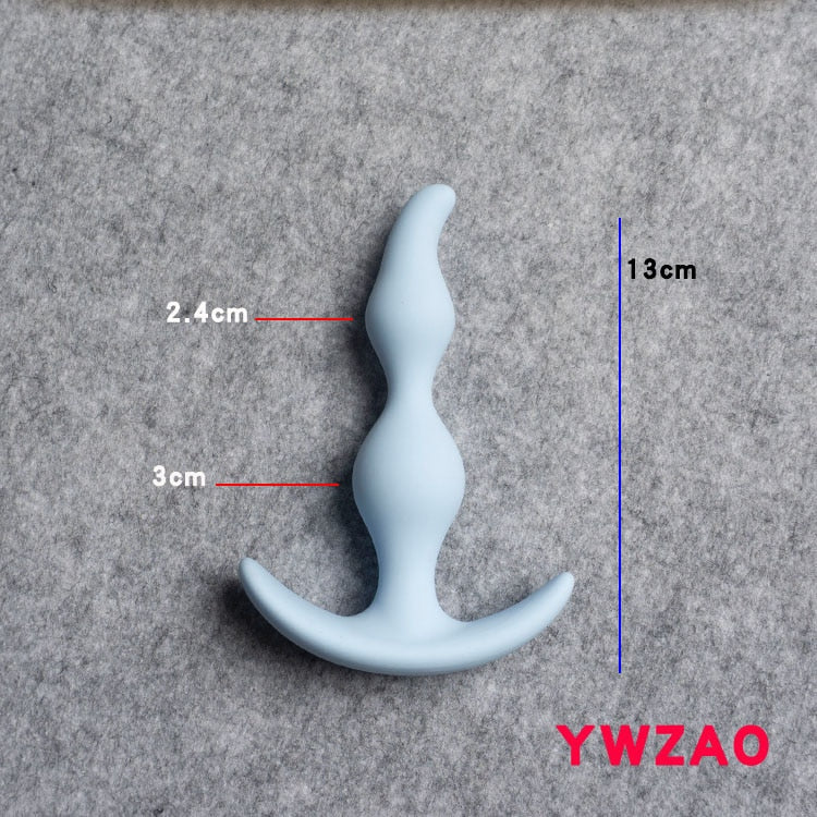 YWZAO Ass Women Sex Toys Men Intimate Silicone Erotic Bdsm Goods Big Butt Prostate Massager for Adults 18 Anal Plug G05